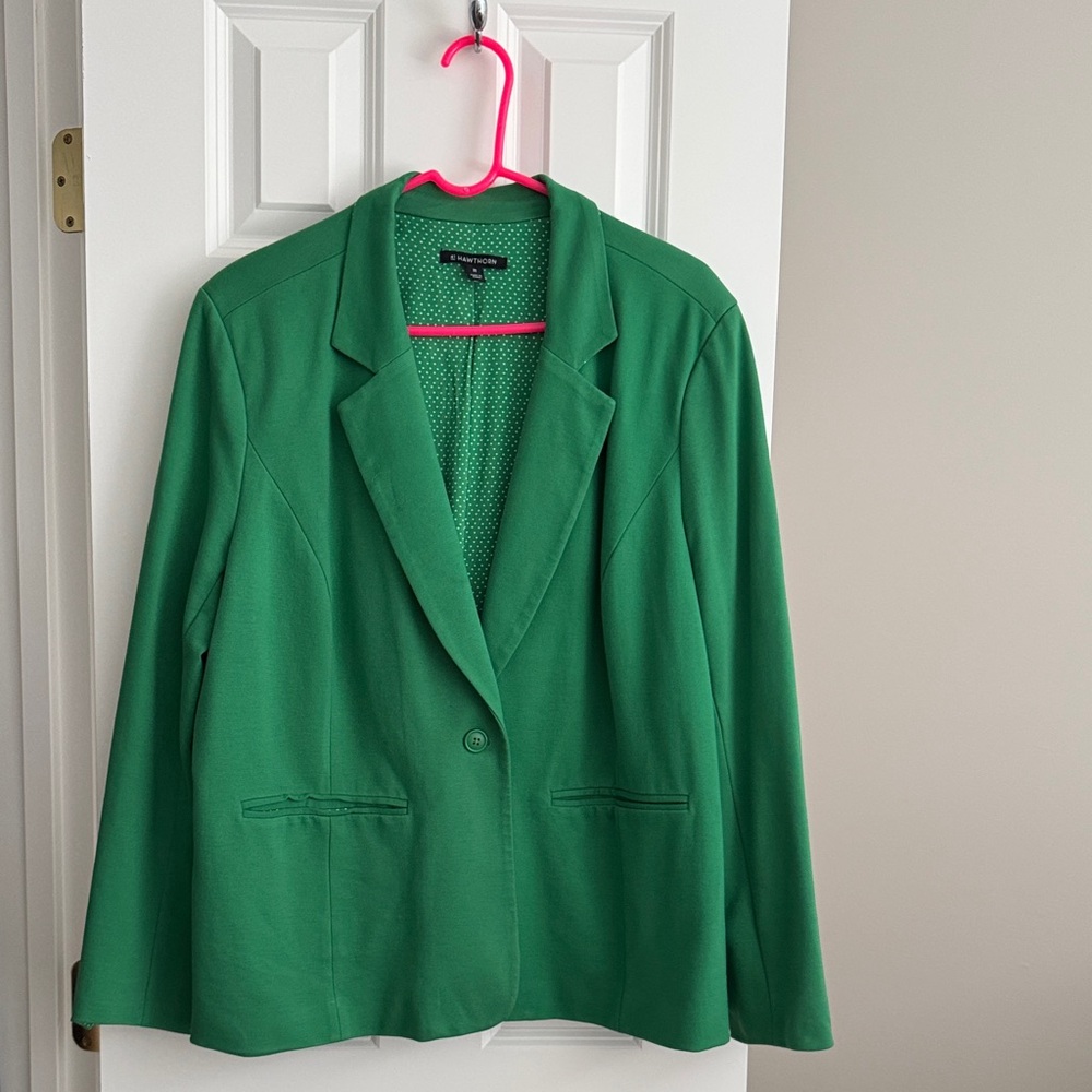41 Hawthorn Vibrant Green Blazer